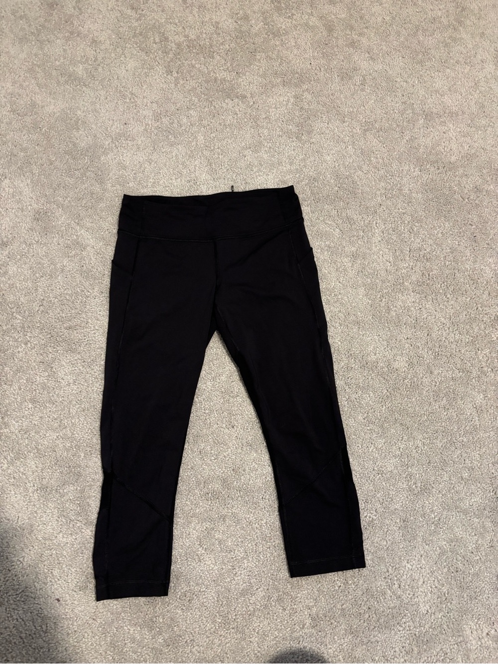 lululemon athletica Black Kids Capri Leggings